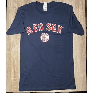 Boston Red Sox 1990's Vintage Logo Navy TShirt